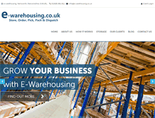 Tablet Screenshot of e-warehousing.co.uk